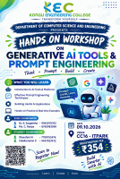 Hands-on Workshop on Generative ai tools & Prompt Engineering 2026 Workshop Poster